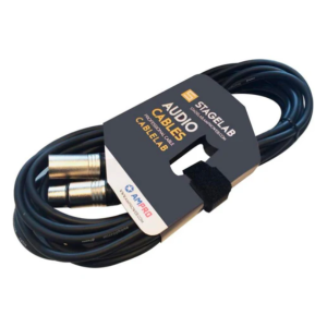 Cable de Micrófono XLR Macho–Hembra – 1 Metro